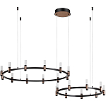 Люстра подвесная с цилиндрическими плафонами на двух круглых подвесах  Arnaut Light варинант исполнения - 2 | Loft Concept в Екатеринбурге