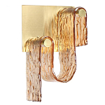 Бра волнистой формы из фактурного стекла Wave варинант исполнения - 5 | Loft Concept в Екатеринбурге