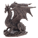 Декоративная статуэтка Дракон Dragon Brown Statuette варинант исполнения - 3 | Loft Concept в Екатеринбурге