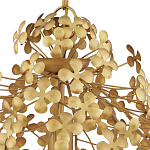 Подвесной светильник золотой с декором в виде лепестков клевера Hanging Clover варинант исполнения - 1 | Loft Concept в Екатеринбурге