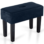 Мягкий  пуф на черных ножках Winton Pouf варинант исполнения - 7 | Loft Concept в Екатеринбурге