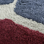 Чехол на подушку с рисунком серо-синего цвета Elan Textured варинант исполнения - 4 | Loft Concept в Екатеринбурге