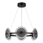 Люстра с плафонами из фактурного двойного стекла Heterochromia варинант исполнения - 3 | Loft Concept в Екатеринбурге