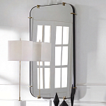 Зеркало настенное в черной металлической раме Mirror Cardinal варинант исполнения - 5 | Loft Concept в Екатеринбурге