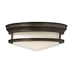 Потолочный светильник с белым матовым стеклянным плафоном в форме перевернутого конуса Hinkley варинант исполнения - 12 | Loft Concept в Екатеринбурге