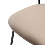 Стул Singer Chair без подлокотников светло-коричневый Велюр варинант исполнения - 5 | Loft Concept в Екатеринбурге