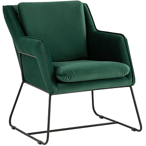 Кресло Dagmar изумрудный велюр