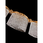 Люстра линейная с текстурными овальными абажурами Splendor Palace Style варинант исполнения - 4 | Loft Concept в Екатеринбурге