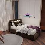 Подвесной вязаный светильник в двухцветном исполнении «Двойной Токио»  варинант исполнения - 3 | Loft Concept в Екатеринбурге