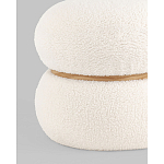 Пуф Полли S тедди белый варинант исполнения - 2 | Loft Concept в Екатеринбурге