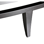 Комод фактурный серебристый с дверцами Silver Chest of Drawers варинант исполнения - 3 | Loft Concept в Екатеринбурге