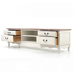 ТВ-тумба в стиле прованс из массива берёзы Interiors Romance варинант исполнения - 3 | Loft Concept в Екатеринбурге