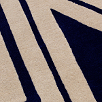 Дизайнерский ковер в виде звезды Poltronova Tappeto Stellina  Navy Blue Grey Rug варинант исполнения - 6 | Loft Concept в Екатеринбурге