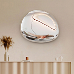 Абстрактная скульптура на стену в виде капли воды Water Outline варинант исполнения - 4 | Loft Concept в Екатеринбурге