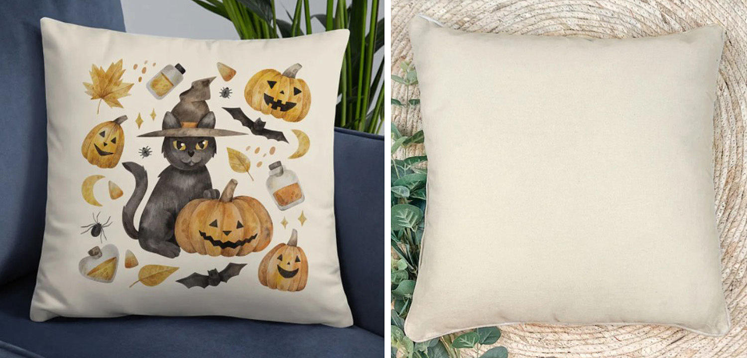 Подушка Halloween Pumpkin Cat Подушка Halloween Pumpkin Cat - Loft-Concept в Екатеринбурге