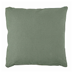 Подушка декоративная хлопковая мятного цвета с абстрактным принтом Elysian Flow Breeze варинант исполнения - 2 | Loft Concept в Екатеринбурге