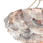 Потолочный светильник с каскадным абажуром из ракушек Sea Ravens варинант исполнения - 1 | Loft Concept в Екатеринбурге