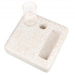 Керамический столик на деревянных ножках «Квадро» варинант исполнения - 1 | Loft Concept в Екатеринбурге