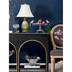 Чаша из прозрачного стекла с фигурками разноцветных попугаев на ободке 38 Eden Garden варинант исполнения - 5 | Loft Concept в Екатеринбурге