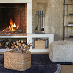 Пуф из шерсти Berthe Fluffy Pouf варинант исполнения - 3 | Loft Concept в Екатеринбурге