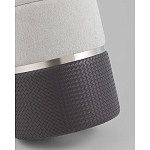 Пуф Mauldine с ящиком серо-черный с экокожей варинант исполнения - 3 | Loft Concept в Екатеринбурге