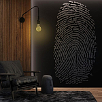 Барельеф FINGERPRINT варинант исполнения - 3 | Loft Concept в Екатеринбурге