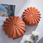 Ваза керамическая в виде круглой терракотовой морской раковины Galapagos варинант исполнения - 5 | Loft Concept в Екатеринбурге