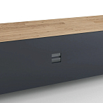 ТВ-тумба из металла и столешницей из массива дуба Metal Wood TV-Stand варинант исполнения - 4 | Loft Concept в Екатеринбурге