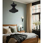 Подвесной вязаный черный светильник «Моника» варинант исполнения - 4 | Loft Concept в Екатеринбурге