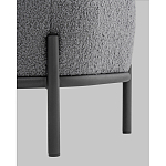 Пуф Стоун букле Fluffy темно-серый варинант исполнения - 4 | Loft Concept в Екатеринбурге