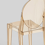 Прозрачный стул с янтарным оттенком LOUIS GHOST CHAIR варинант исполнения - 6 | Loft Concept в Екатеринбурге