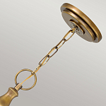 Люстра подвесная цвета латунь с прозрачным овальным стеклянным плафоном Hinkley варинант исполнения - 3 | Loft Concept в Екатеринбурге