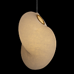 Подвесной светильник белый с фигурным тканевым плафоном White Whirlwinds варинант исполнения - 4 | Loft Concept в Екатеринбурге