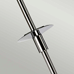 Подвесной светильник хромированного цвета с граненым прозрачным стеклянным плафоном Elstead Lighting варинант исполнения - 6 | Loft Concept в Екатеринбурге