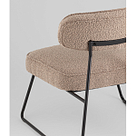 Кресло лаунж Kate букле капучино варинант исполнения - 3 | Loft Concept в Екатеринбурге