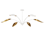 Люстра белая с плафонами в виде лепестков Delicate Flower варинант исполнения - 4 | Loft Concept в Екатеринбурге