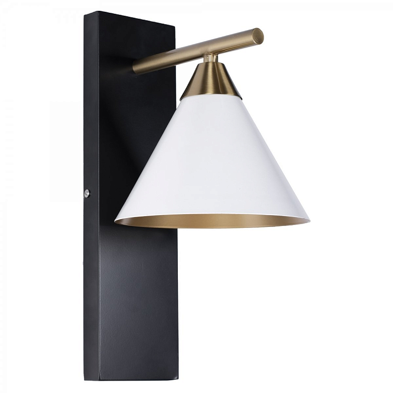 Бра Kelly Wearstler CLEO SCONCE wall lamp Черный Латунь Белый в Екатеринбурге | Loft Concept 