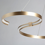 Люстра подвесная светодиодная в виде волнообразной ленты Ribbon Vortex варинант исполнения - 23 | Loft Concept в Екатеринбурге