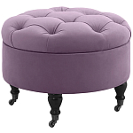 Круглый пуф на ножках Cheryl Pouf варинант исполнения - 1 | Loft Concept в Екатеринбурге