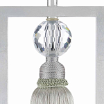 Торшер с прямоугольным тканевым абажуром на белом мраморном основании Silver Threads варинант исполнения - 2 | Loft Concept в Екатеринбурге