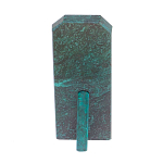 Часы погон ВС подарочные настольные из натурального камня Змеевик Military Clock варинант исполнения - 18 | Loft Concept в Екатеринбурге