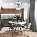 Люстра с хрустальными подвесками в виде капель Antoine Crystal Drops Chrome Chandelier 9 варинант исполнения - 3 | Loft Concept в Екатеринбурге