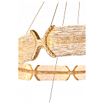 Люстра кольцевая с текстурным природным рисунком IceFlame варинант исполнения - 5 | Loft Concept в Екатеринбурге