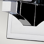 Бра для ванных комнат с белым цилиндрическим плафоном на прямоугольном основании цвета хром Feiss варинант исполнения - 4 | Loft Concept в Екатеринбурге