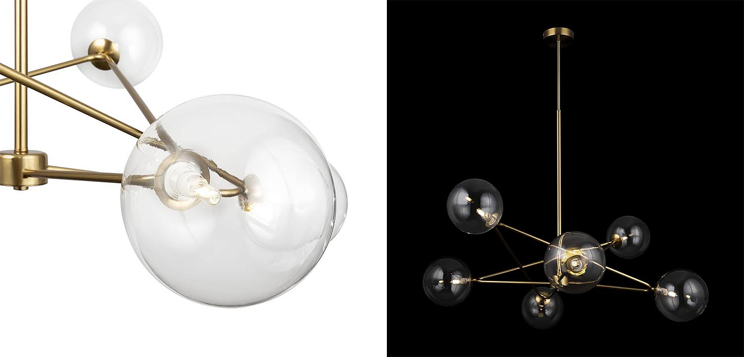 Люстра Chandelier Constellation Orbs Transparent Люстра Chandelier Constellation Orbs Transparent - Loft-Concept в Екатеринбурге