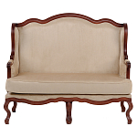 Диван двухместный из натурального бука бежевый Solid Luxury варинант исполнения - 1 | Loft Concept в Екатеринбурге