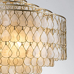 Люстра многоярусная с декором из натуральной морской ракушки Iridescent Light варинант исполнения - 4 | Loft Concept в Екатеринбурге