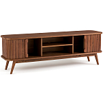 ТВ-тумба с двумя раздвижными дверцами Toinette Brown TV Stand варинант исполнения - 3 | Loft Concept в Екатеринбурге