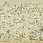 Обои ручная роспись Askew Verdigris  варинант исполнения - 5 | Loft Concept в Екатеринбурге