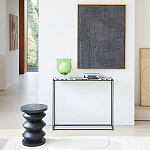 Фигурный приставной столик черного цвета AMORPHOUS варинант исполнения - 4 | Loft Concept в Екатеринбурге